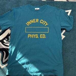 Honor The Gift Teal Graphic Tee